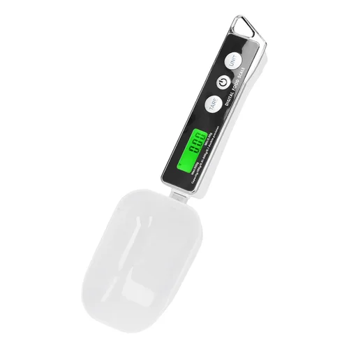 Miniatura 6 de Cuchara medidora digital de alimentos, escala electrónica de cuchara medidora de cocina para cocinar hornear, taza de medición inteligente ajustable