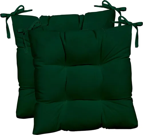 Miniatura 31 de RSH DECOR Juego de 2 cojines de asiento para silla de comedor para interiores y exteriores, 16 x 16 x 2 pulgadas, color a elegir