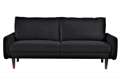 Miniatura 5 de Container Furniture Direct Kent - Sofá de terciopelo para salas de estar modernas y espacios compactos, cómodo sofá de 3 plazas, muebles de estudio