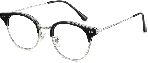Miniatura 5 de Cyxus Cat Eye 99% Blue Light Blocking Glasses for Women, TR90 and Metal Retro Round Frame Computer Use Eyeglasses 8019