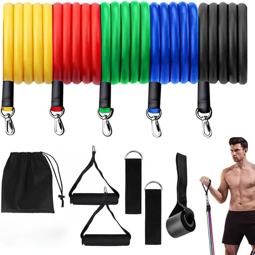 Bandas de resistencia, juego de bandas de resistencia, bandas de entrenamiento de fuerza, bandas de ejercicio para hombres y mujeres, bandas de