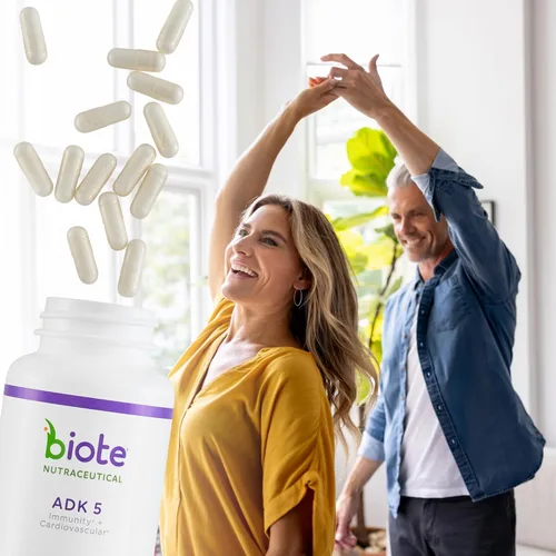 Miniatura 4 de Biote Nutraceuticals - ADK 5 - Inmunidad + Cardiovascular (90 Cápsulas)