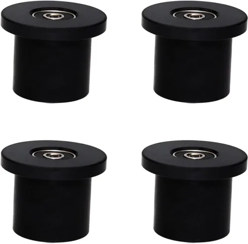 Miniatura 2 de Total Gym - Juego de ruedas/rodillos de repuesto para modelos XL, XLS y algunos 3000 XL, todo se ajusta y se ajusta con rodamientos de orificio