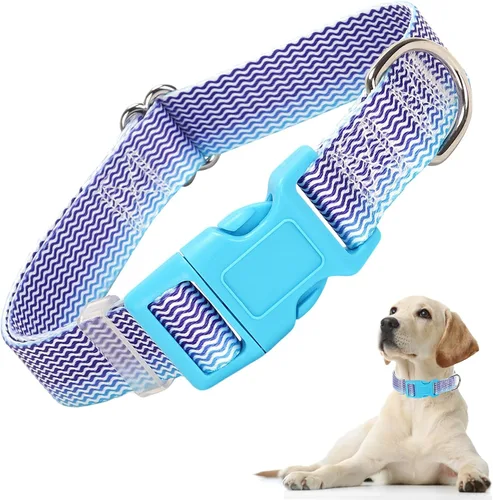 Miniatura 13 de Collares de Perro para Niñas con Patrones de Margaritas, Lindo Collar Rosa para Perras, Collares Ajustables Blandos y Duraderos para Perros XS 12