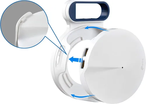 Miniatura 5 de Soporte de pared para sistema WiFi de malla Deco S4, S7, M4, P9, W2400 (paquete de 2)