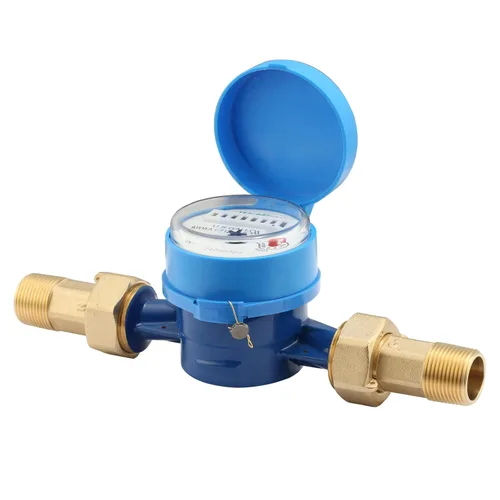 Miniatura 9 de DN15 Medidor de Agua 1/2" NPT, Certificación ISO4064, Medidor de Flujo Cúbico de Agua, Medidor de Agua Fría para Jardín/Hogar