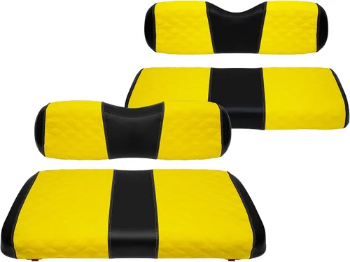 Miniatura 15 de Fundas de asiento de carrito de golf, delanteras y traseras, impermeables y resistentes al sol, de piel de vinilo de grado marino, accesorios