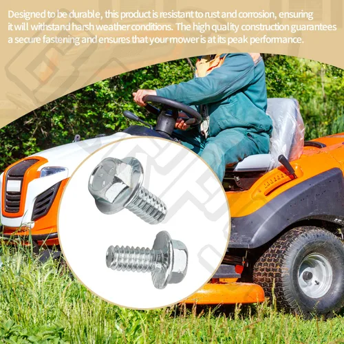 Miniatura 6 de Paquete de 6 tornillos autorroscantes para arandela hexagonal 710-0599 para MTD Troy-Bilt Craftsman Cub Cadet 1027 RZT42 LT 1046 2042 M60 M72 GT