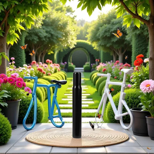 Miniatura 5 de Poste de asiento de bicicleta negro acero 1.000 in para tubo niños bicicleta silla piezas niños bicicleta asiento sillones, 25.4 pulgadas