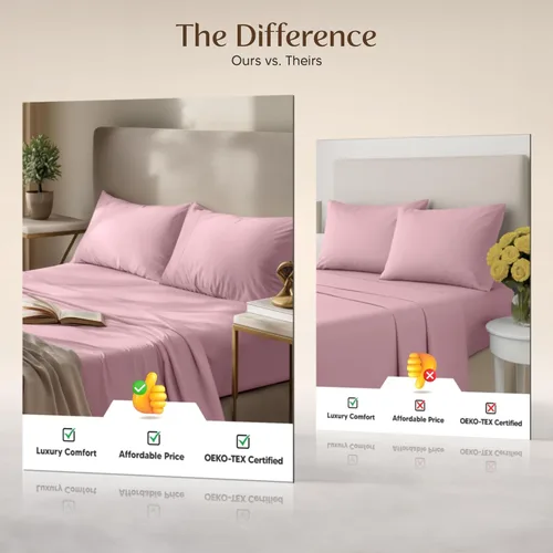 Miniatura 310 de Utopia Bedding Juego de sábanas Queen – Sábanas de 4 piezas para cama tamaño Queen, microfibra suave y transpirable, incluye 1 sábana bajera, 1 Gris