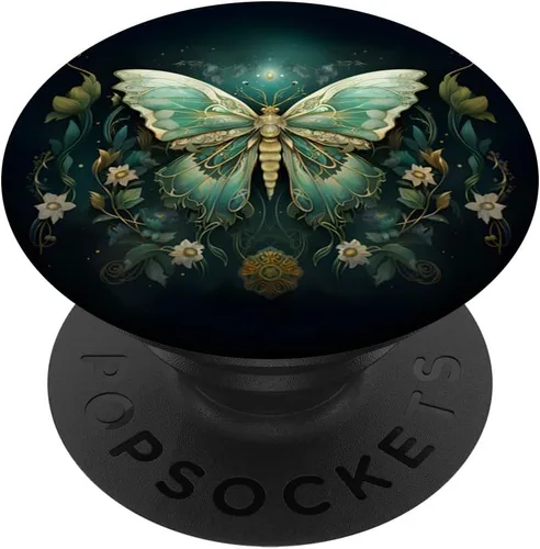 Miniatura 6 de PopSockets MagSafe PopGrip inspirados en luna celestial floral para iPhone