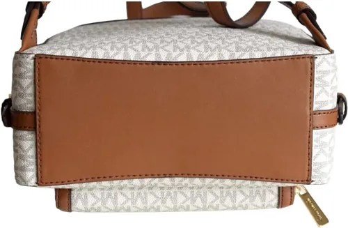Miniatura 6 de Michael Kors Jaycee - Mochila con logotipo mediano, Vainilla, Mochila