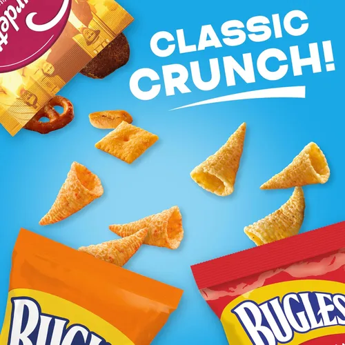 Miniatura 5 de Paquete variado de bocadillos Classic Mix, Bugles Original y queso Nacho, receta original de Gardetto's, Chex Mix Traditional y Cheddar, 20