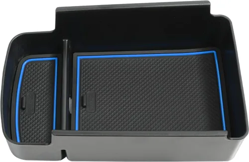 Miniatura 6 de smabee Bandeja organizadora de consola central, para Chevy Trax 2024 2025 2026, accesorios y reposabrazos, caja de almacenamiento para 2024 2025 Azul