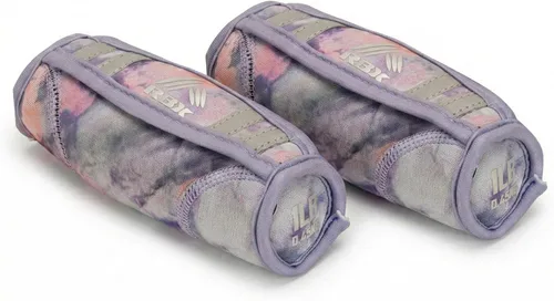 Miniatura 7 de RBX Par de pesas para caminar de 2 libras (1 libra cada una), pesas suaves con correas de seguridad reflectantes, agarre ergonómico y tela