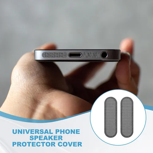 Miniatura 6 de PATIKIL Adhesivos de red a prueba de polvo para teléfono, 120 piezas para altavoz de teléfono, cubierta protectora de polvo universal para altavoz