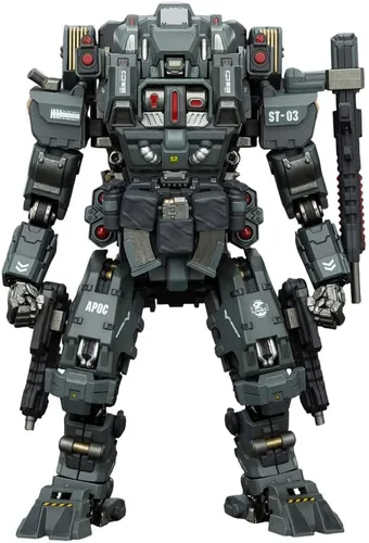 Miniatura 10 de JOYTOY Figuras de acción Serie APOC Iron Vanguard Heavy Assault Mech 1/25 modelo móvil figura coleccionable a partir de 15 años (Iron Vanguard)