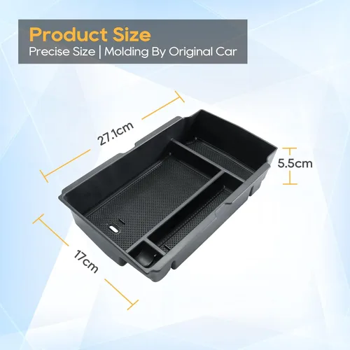 Miniatura 7 de LFOTPP 2023 2024 2025 2026 CRV Organizador de consola central para Honda CRV Bandeja de consola para Honda CRV EX/EX-L/Hybrid Sport/Hybrid