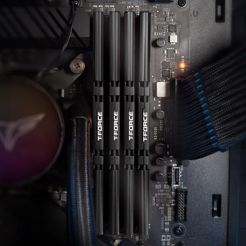 Miniatura 3 de TEAMGROUP T-Force Vulcan Z DDR4 16GB Kit (2x8GB) 3200MHz (PC4-25600) CL16 Módulo de memoria de escritorio Ram Negro TLZBD416G3200HC16FDC01