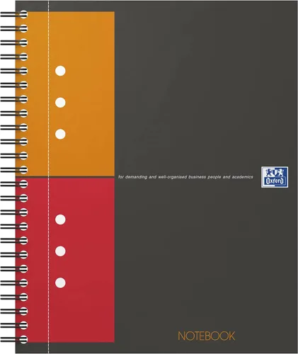 Miniatura 14 de Oxford International - Cuaderno activo con tapa de polietileno A4+, rayas estrechas con margen y perforado, incluye divisor reposicionable, 80