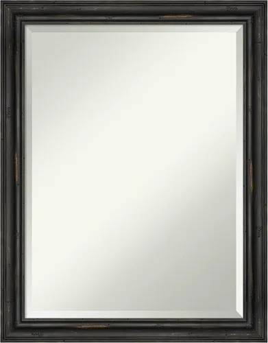 Miniatura 68 de Amanti Art Espejo de baño de madera, espejo de pared negro Ashton para usar como espejo de tocador de baño sobre el fregadero