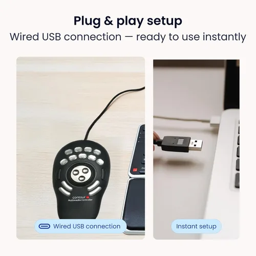 Miniatura 9 de Contour ShuttlePRO v2 - Controlador multimedia con Jog Wheel y 15 botones programables personalizados Ideal para edición de video, audio y fotos