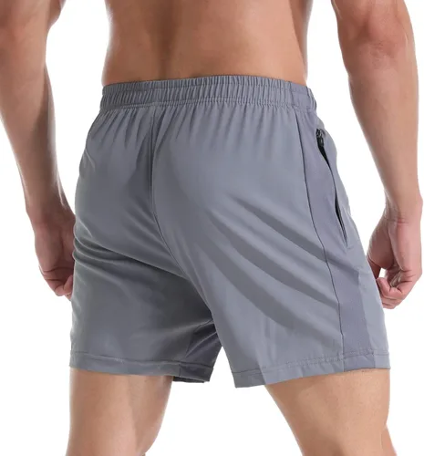 Miniatura 2 de VPOS Pantalones cortos de gimnasio para hombre de 5 pulgadas, ligeros pantalones cortos deportivos para hombre, de secado rápido, con bolsillos
