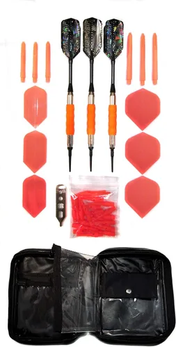 Viper Dardos de punta suave Sure Grip con kit de accesorios Anaranjado Neón