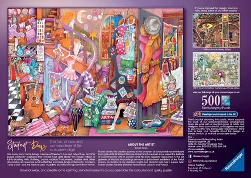 Miniatura 3 de Ravensburger Student Days - Rompecabezas de 500 piezas para adultos y niños a partir de 10 años