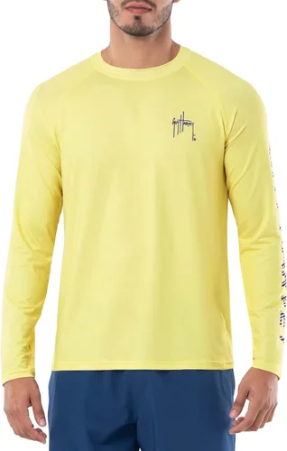 Miniatura 2 de Guy Harvey Camiseta de protección solar de manga raglán para hombre
