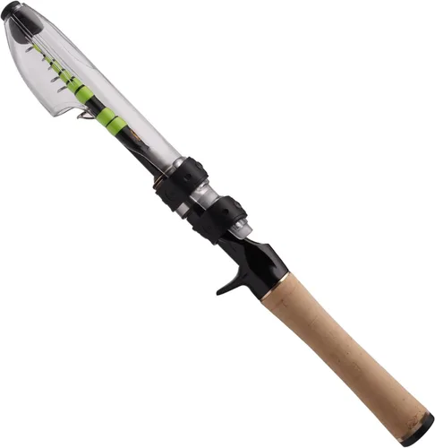 Miniatura 8 de PURELURE Caña de Pescar Telescópica, Caña de Viaje de Spinning Casting de Fibra de Carbono, Punta de Carbono Sólido de Repuesto, Mango de Corcho 3A