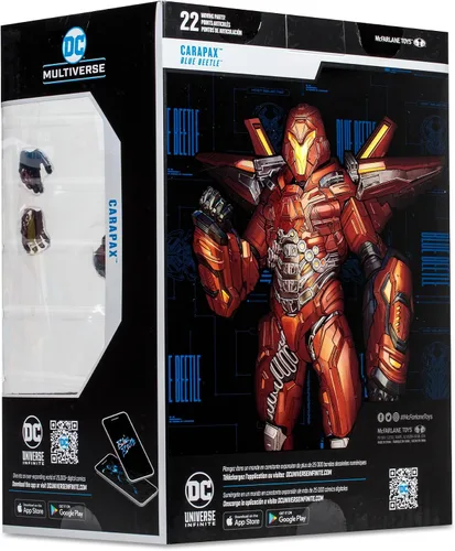 Miniatura 9 de McFarlane Toys - Mega figura de Carapax de DC Multiverse (película de escarabajo azul)