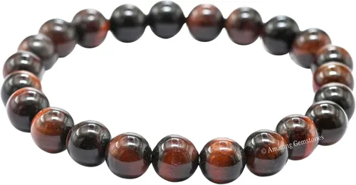 Miniatura 177 de Amazing Gemstone Pulsera de cristal para mujeres y hombres, pulsera de cristal curativo de protección, pulsera elástica con cuentas de piedras