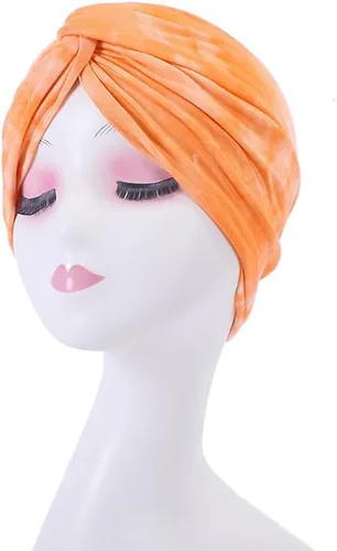 Miniatura 5 de Turbantes elásticos para mujer, gorro de quimioterapia, para cáncer