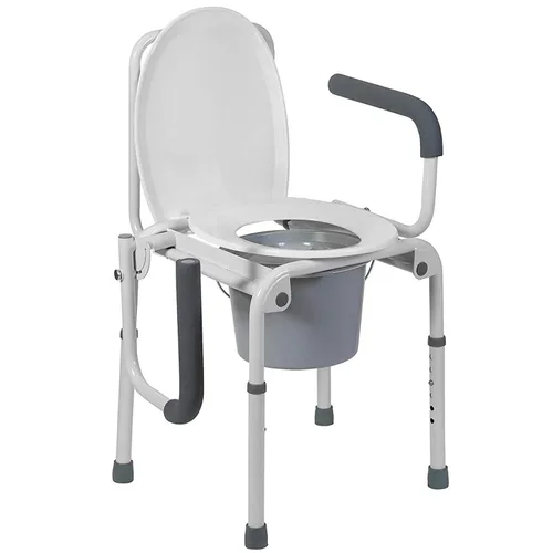 DMI Inodoro portátil para adultos, cómoda de lujo para personas mayores, elegible para FSA HSA, inodoro portátil de acero o orinal Porta, fácil