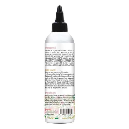 Miniatura 8 de Aceite para el cabello Chebe y rosa para el crecimiento del cabello, aceite hidratante de extracto de Chebe y rosa para cuero cabelludo, polvo
