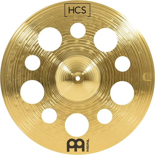 Miniatura 9 de Meinl 16” / 40,6 cm Trash Crash Cymbal con agujeros – Acabado tradicional HCS de latón para set de platillos, fabricado en Alemania, GARANTÍA DE 2