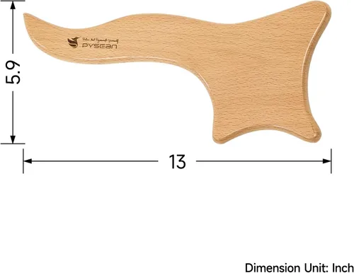 Miniatura 4 de Herramienta de raspado de masaje de madera, masajeador de drenaje linfático para anticelulitis, alivia el dolor muscular, esculpir el cuerpo