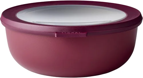 Miniatura 15 de Rosti Mepal Cirqula - Cuenco para almacenar alimentos y servir con tapa, alto de 3.1 cuartos de galón, color baya