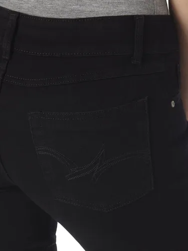 Miniatura 4 de Wrangler Western - Jeans elásticos de tiro medio para mujer, Azul