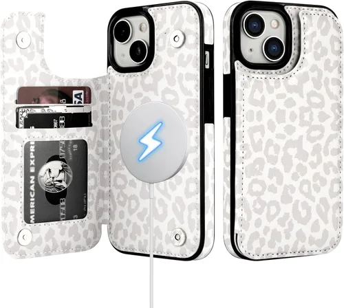 Miniatura 19 de HAOPINSH Funda tipo cartera para iPhone 14 con portarjetas, diseño de girasoles de bandera americana, tapa trasera abatible, folio, piel sintética