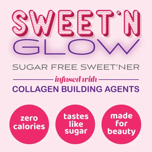 Miniatura 3 de Project Ad Sweet' N Glow Zero Calorie Sweet'Ner sin azúcar con agentes constructivos de colágeno (30 porciones, coco)