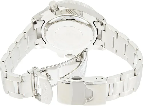 Miniatura 2 de Seiko SKZ211K1 Five Sports - Reloj automático de acero inoxidable para hombre, Blanco, Reloj analógico, reloj automático