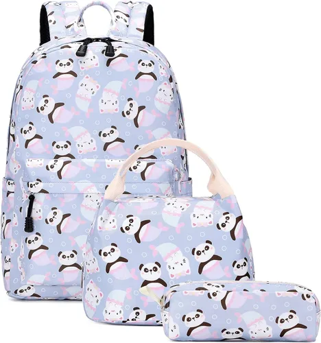 Miniatura 3 de Ecodudo - Morral ligero para niños y niñas, lindas mochilas escolares con lonchera