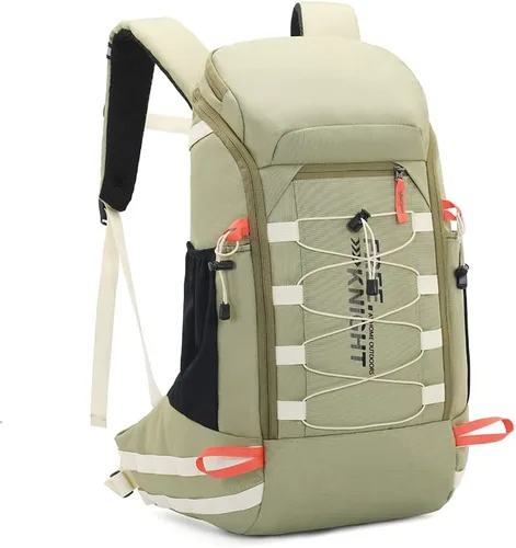 Miniatura 16 de Bseash Mochila impermeable de 40 L para senderismo y campamento con cubierta para lluvia, mochila de viaje para deportes al aire libre para esquí