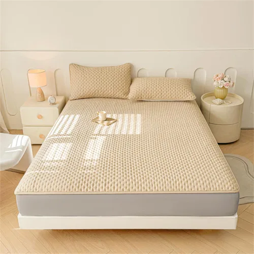 Miniatura 9 de Mattress Protector, Waterproof Mattress Protector, Fits 6"-20" Mattresses with Deep Pocket, Cooling, Breathable Fitted Sheets, Soft Bed Cover, Blanco