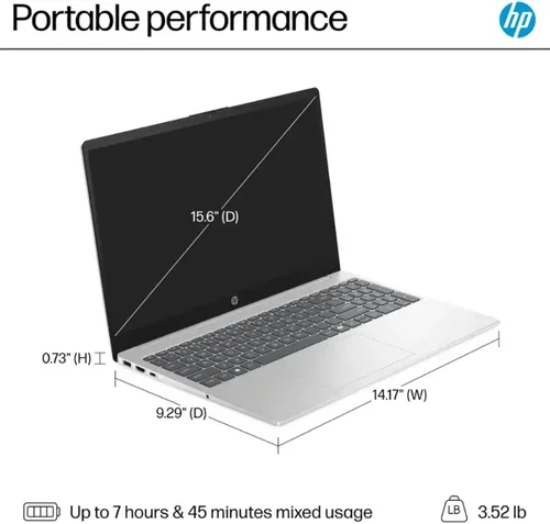 Miniatura 8 de HP Laptop con pantalla táctil de 15.6 para empresas, Intel 13ª generación i7-1355U, 16 GB DDR4 RAM, SSD de 1 TB, pantalla táctil FHD de 15.6