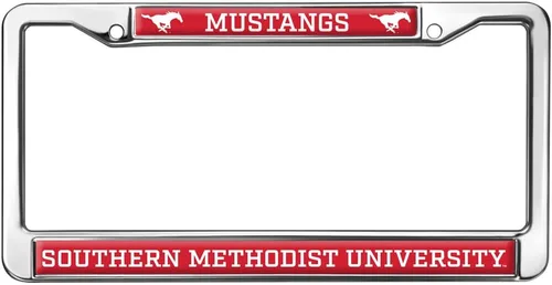 Miniatura 332 de Texas A&M University - Texarkana Mascot - Marco de metal estándar para placa de matrícula de tamaño completo