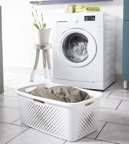 Miniatura 3 de Sundis Cesta de lavandería con efecto Pixel que permite la aireación de tu ropa y asas ergonómicas en los 4 lados para facilitar el movimiento
