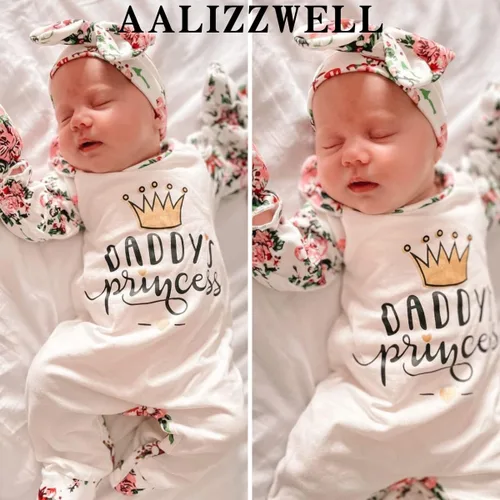 Miniatura 2 de Aalizzwell Ropa de verano con diadema para bebé niña